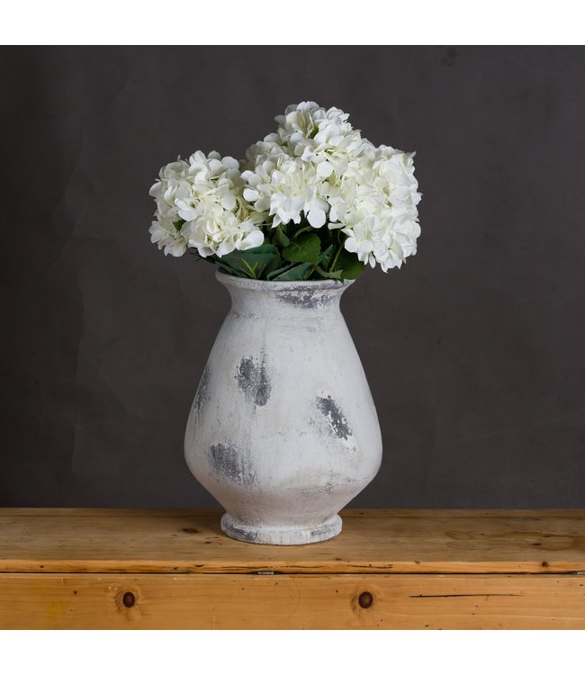 Mollie Large Antique White Vase The Home Style The Home Style