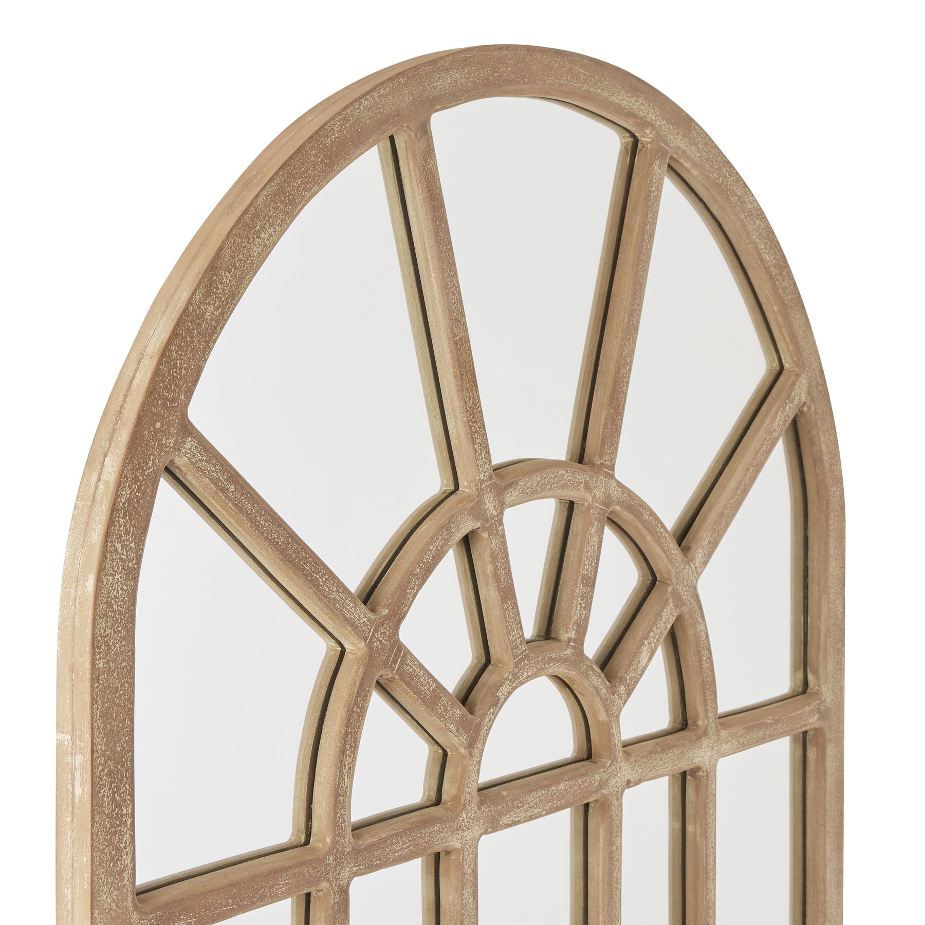 Highgrove Arched Paned Wall Mirror The Home Style The Home Style