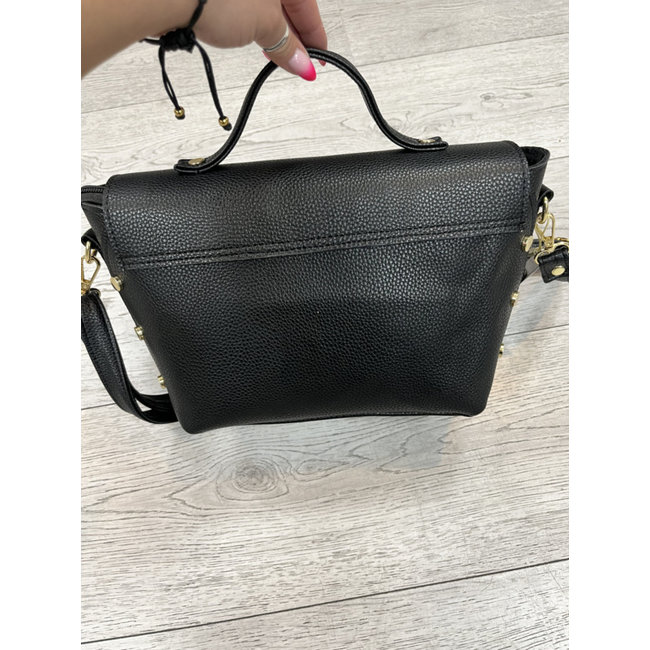 Prachtig schoudertasje Sonia BLACK