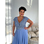 GRANDE TAILLE robe longue de ceremonie Dagna BLUE