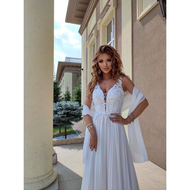 La robe longue de mariée Noa WHITE