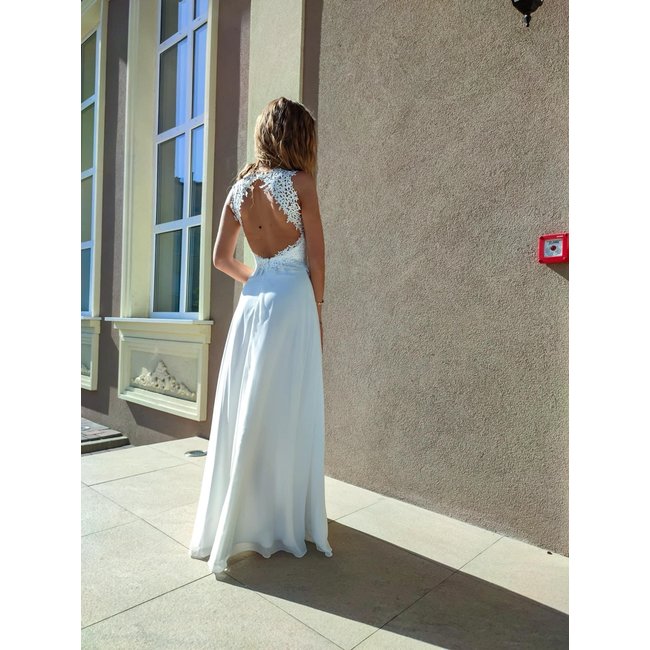 Long wedding dress Justin WHITE