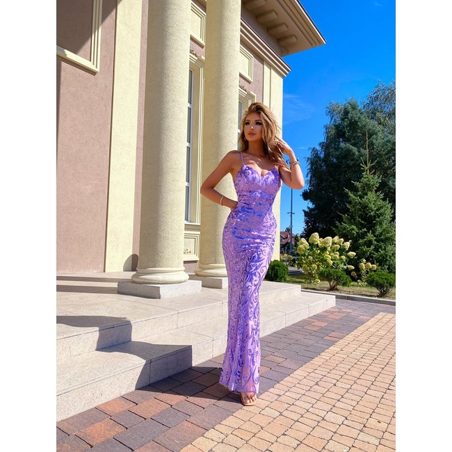 Robe longue de ceremonie Ireland LIGHT VIOLET