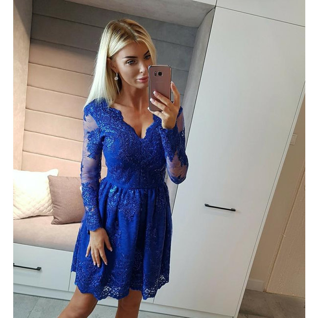 Short occasion dress Taifun COBALT