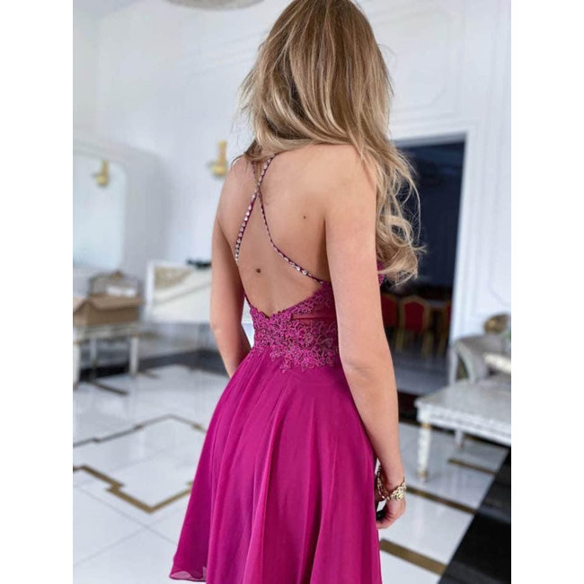 Feestjurk Short Mercedes PURPLE