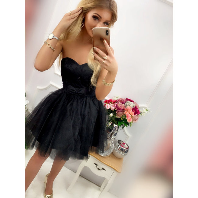 Short occasion dress Pin Up BLACK