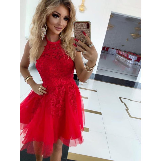 Short occasion dress Lolita RED