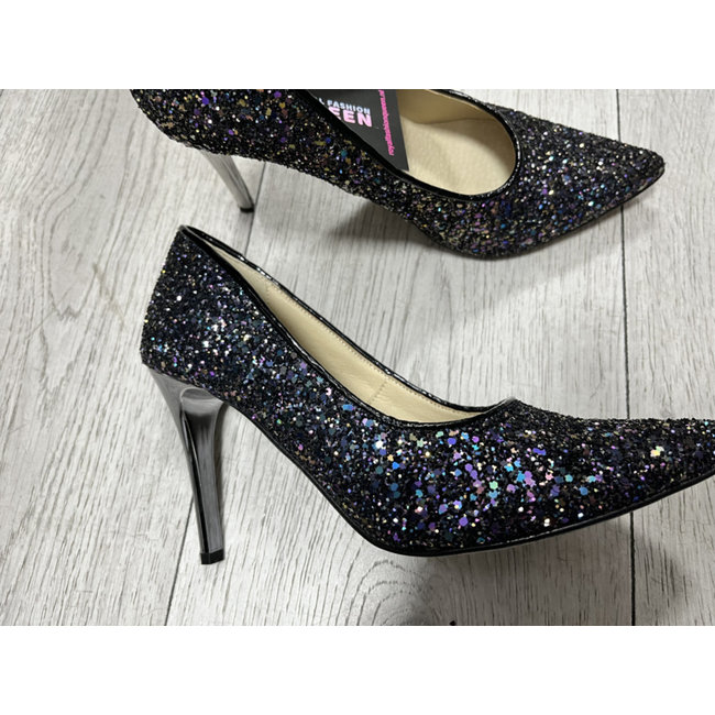 Szpilki Glamour CAMELEON BLACK