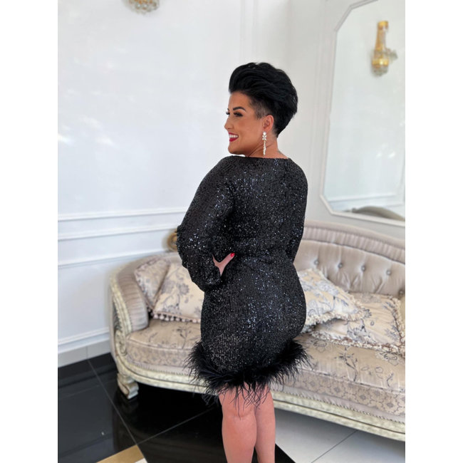 Robe courte de ceremonie Karin BLACK