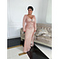 GRANDE TAILLE robe longue de ceremonie Tequilla vip long POWDER PINK