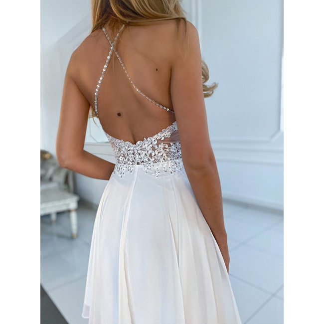 Short wedding dress Mercedes WHITE