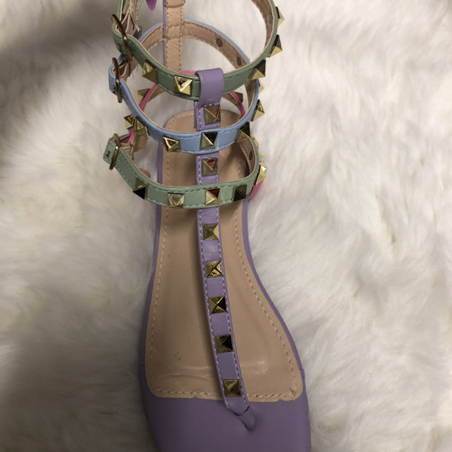 Beauty sandals with studs RAINBOUW