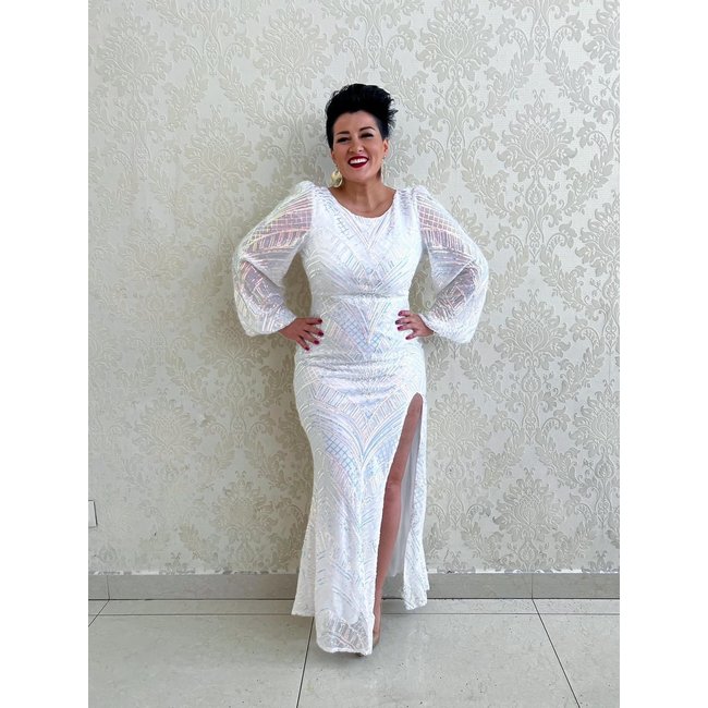 La robe longue de mariée Cuba WHITE