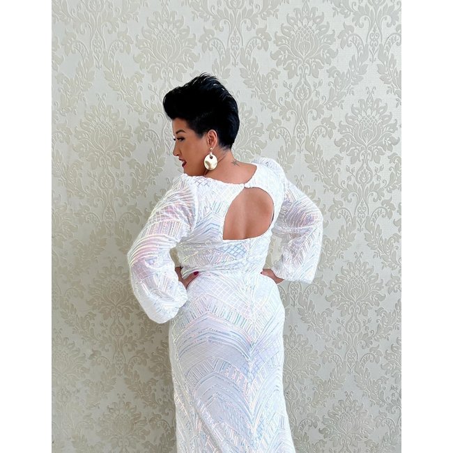 Trouwjurk Cuba long WHITE