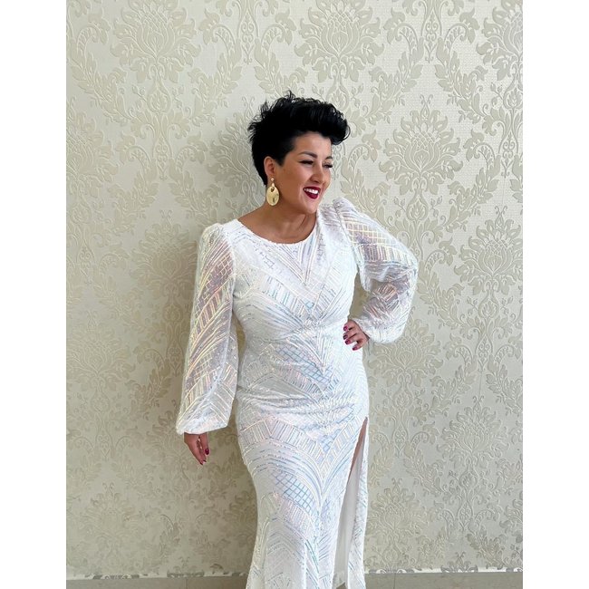 La robe longue de mariée Cuba WHITE