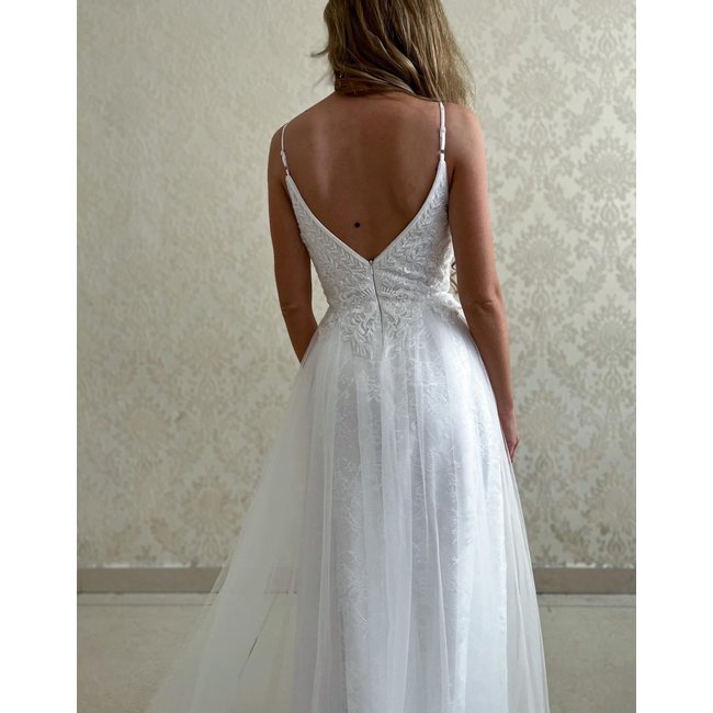 La robe longue de mariée Bergamo WHITE