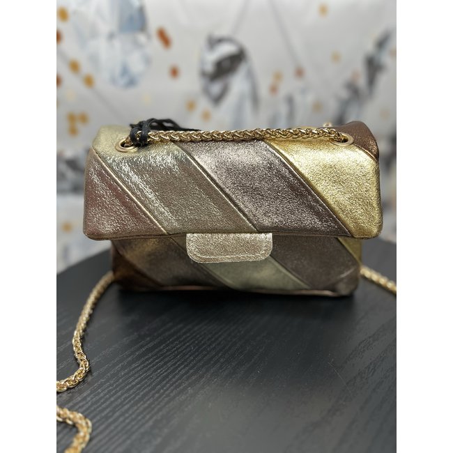 Leather bag Rainbow GOLD