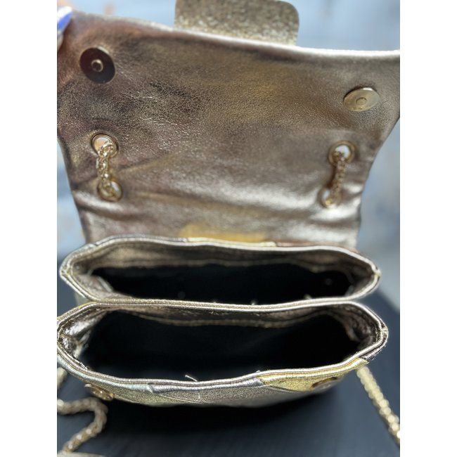 Leather bag Rainbow GOLD