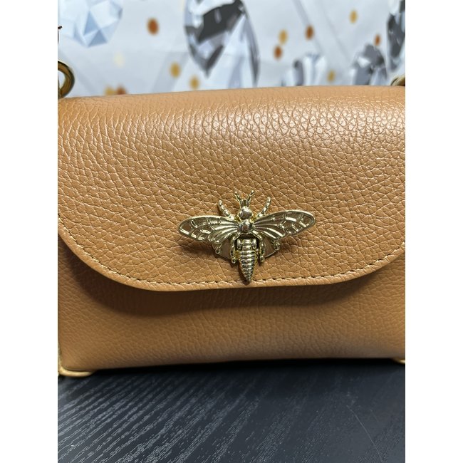 Leather bag Lucy Camel