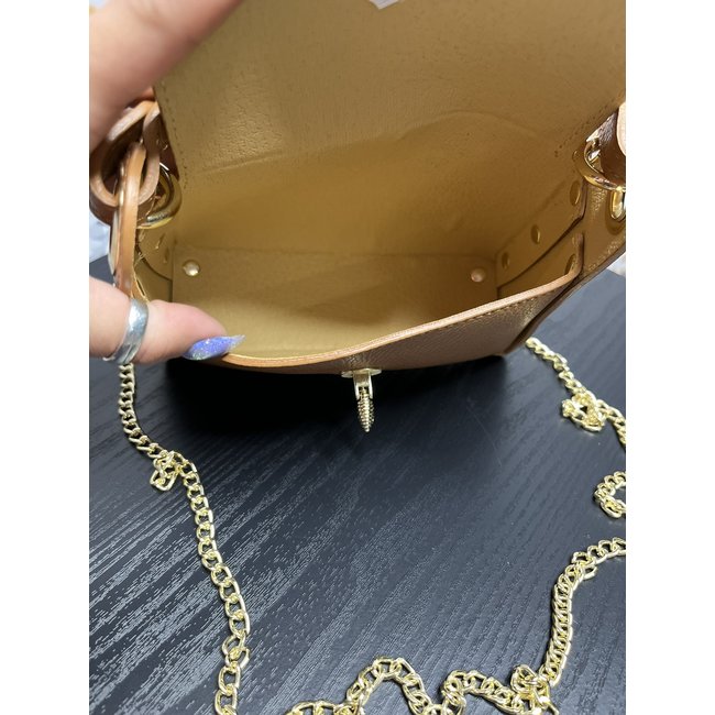 Sac en cuir Lucy Camel