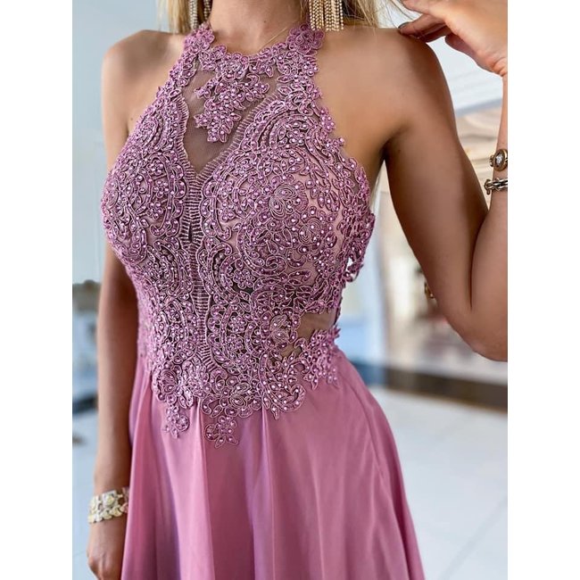 Short occasion dress Mercedes DIRTY PINK