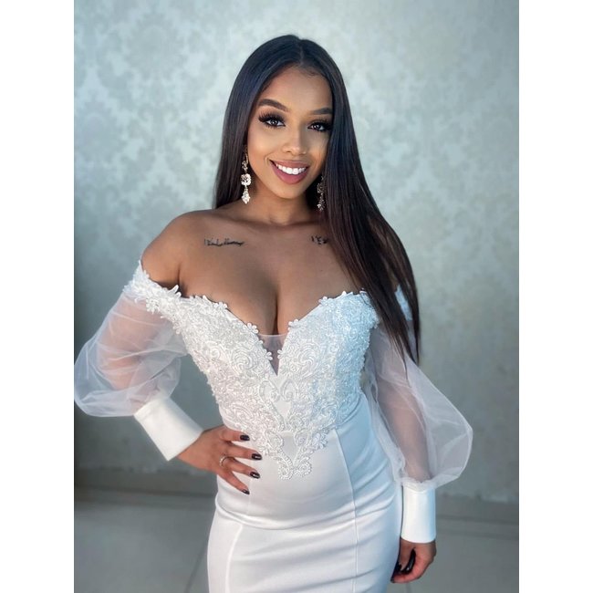 La robe courte de mariée Ivi WHITE