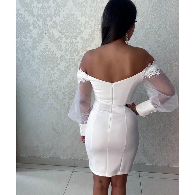 Short wedding dress Ivi WHITE