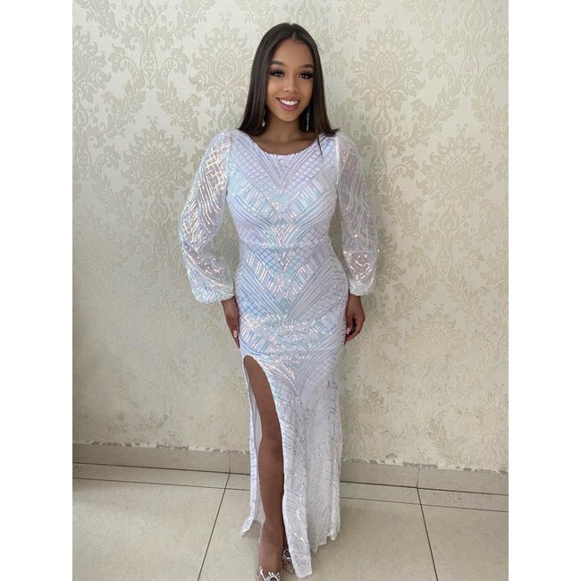 La robe longue de mariée Cuba WHITE