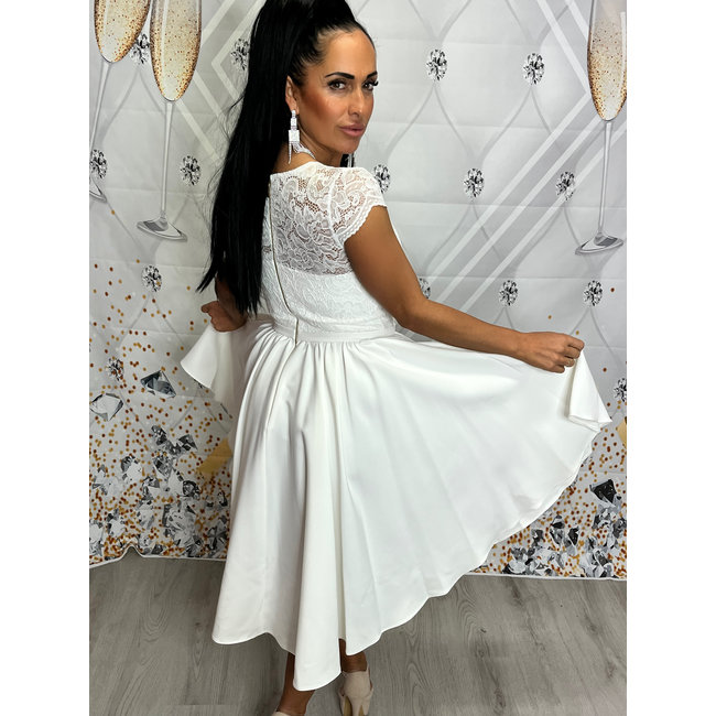 La robe courte de mariée Daisy WHITE