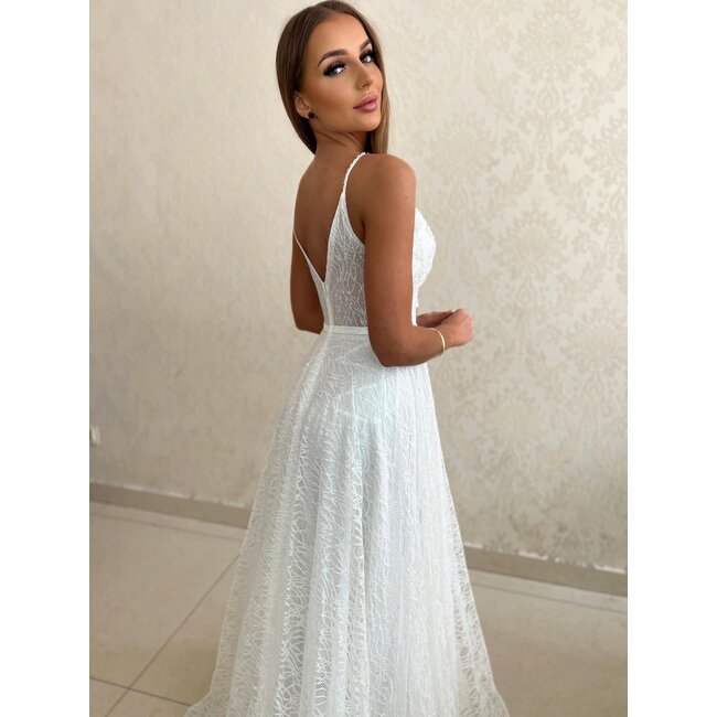 Long wedding dress Felicia WHITE