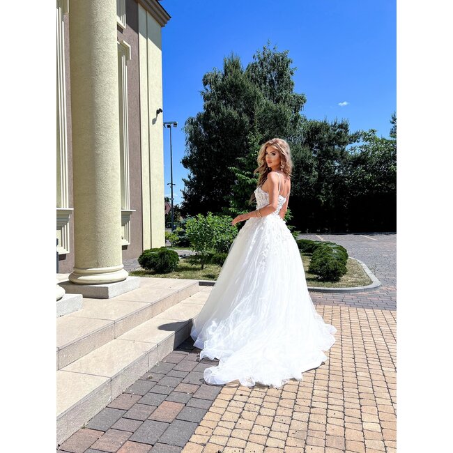 La robe longue de mariée Snowflake WHITE