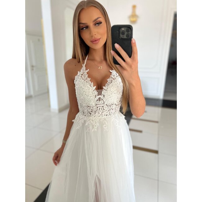 Long wedding dress Madera WHITE