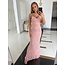 Robe longue de ceremonie Ireland POWDER PINK