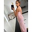 Robe longue de ceremonie Ireland POWDER PINK