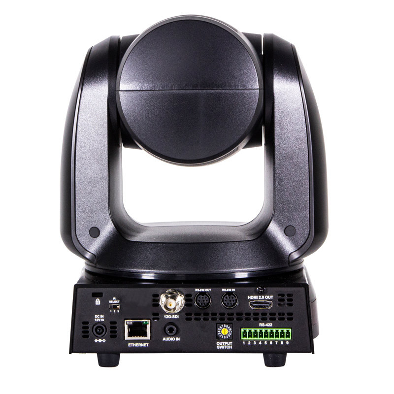 4K (UHD60) PTZ Camera with 6.5mm-202mm 30x Zoom Lens – 12G-SDI, HDMI, IP Ethernet & USB 3.0 Outputs