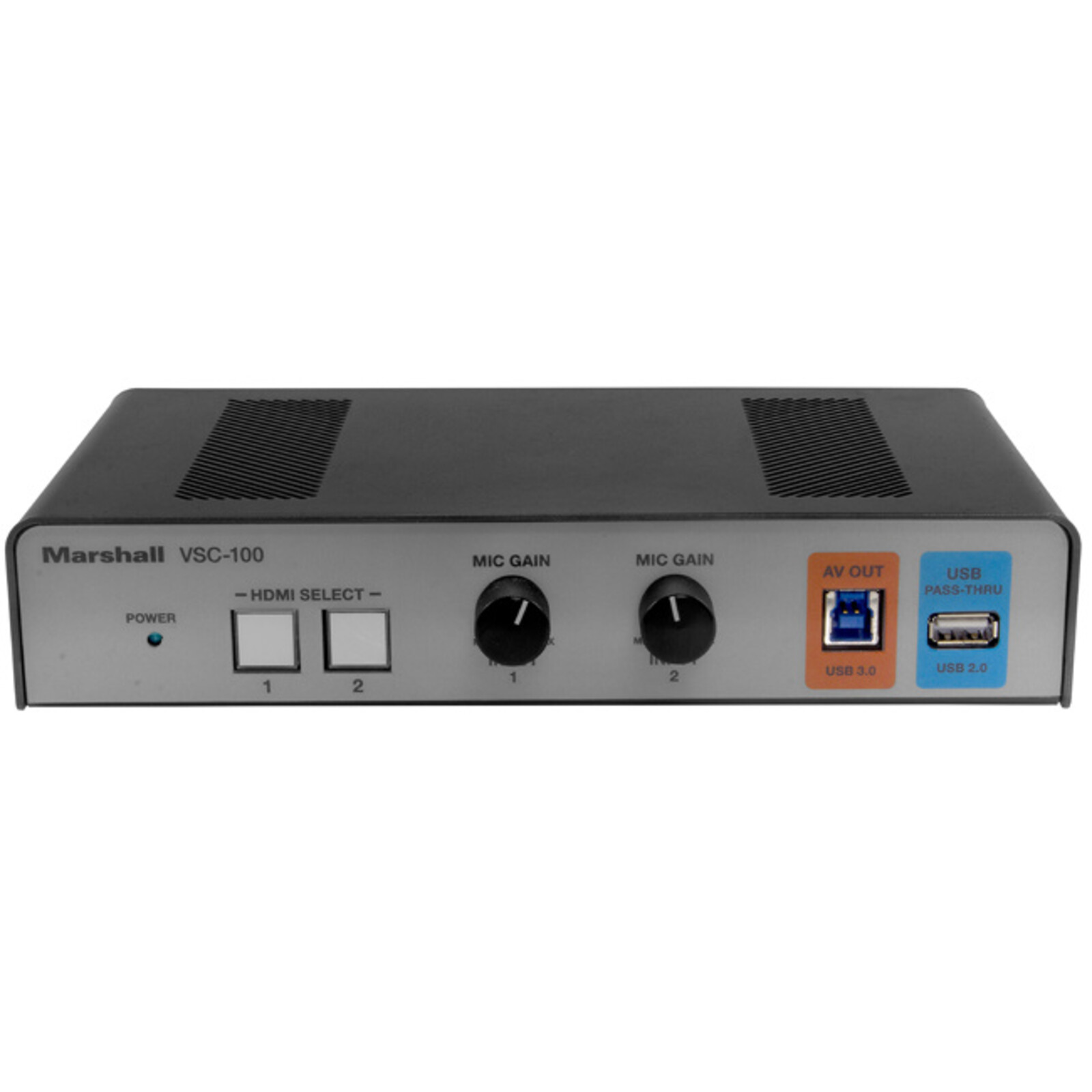 Marshall AV Consolidator Bridge with Dual-HDMI Input to USB 3.0 Computer Output