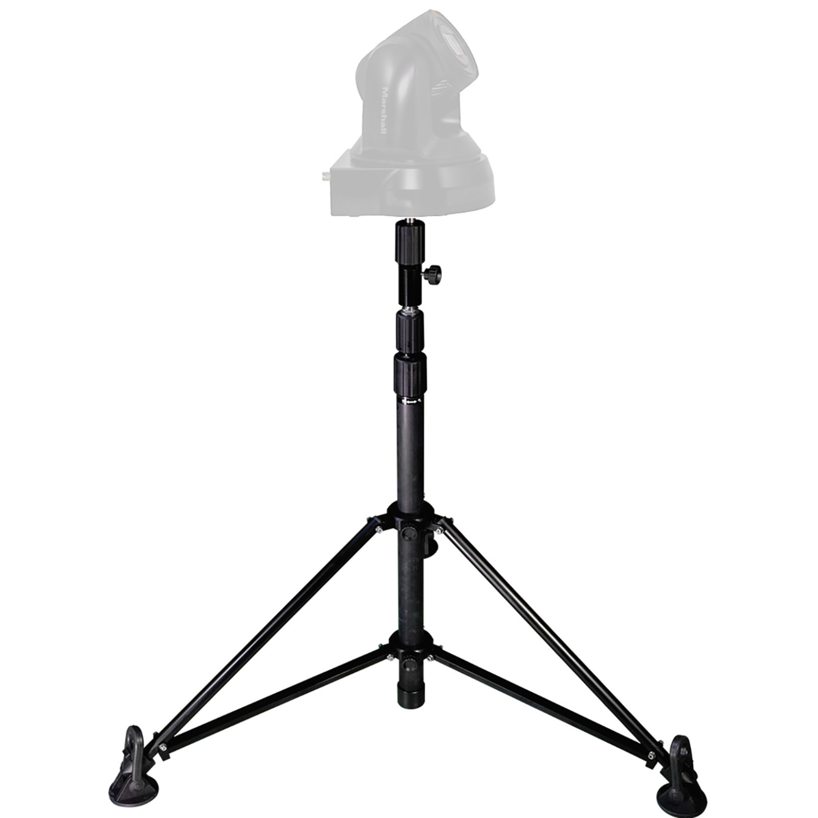 Marshall Height Adjustable Stand for PTZ Cameras with Ball Joint & Rubber Feet