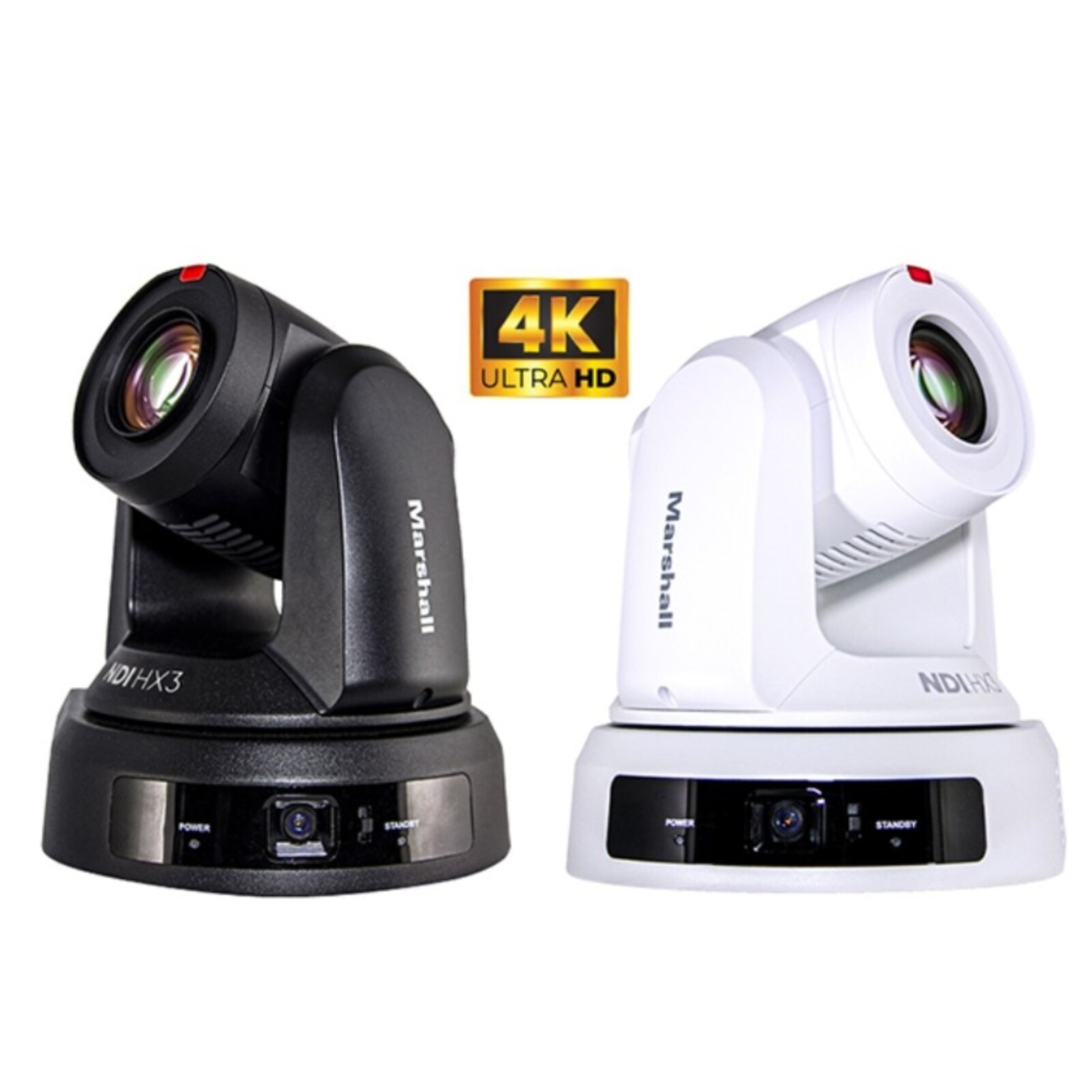 Marshall 25X UHD60 NDI HX2/ NDI HX3 PTZ Auto Tracking with Dual Cameras