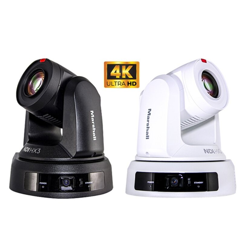25X UHD60 NDI HX2/ NDI HX3 PTZ Auto Tracking with Dual Cameras