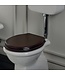 Toiletbril Toulon hout walnoot