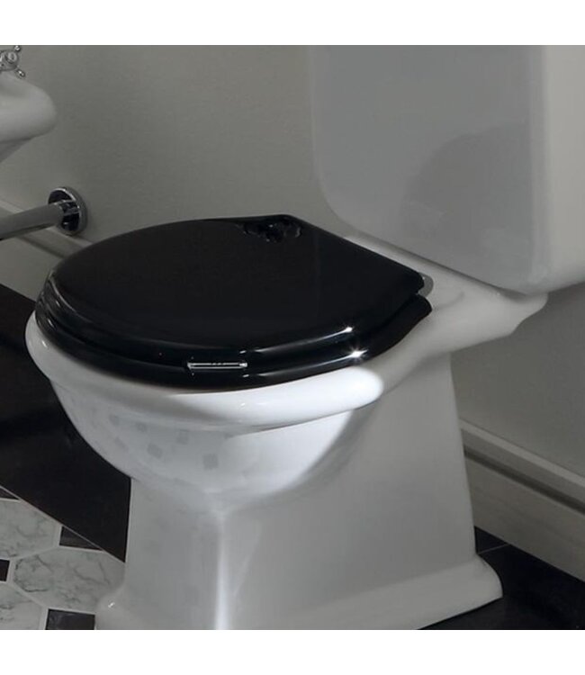 Toiletbril Toulon kunststof zwart