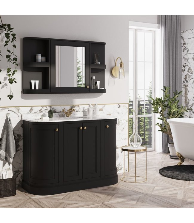 Klassieke Spiegelkast badkamer Fimley 117cm