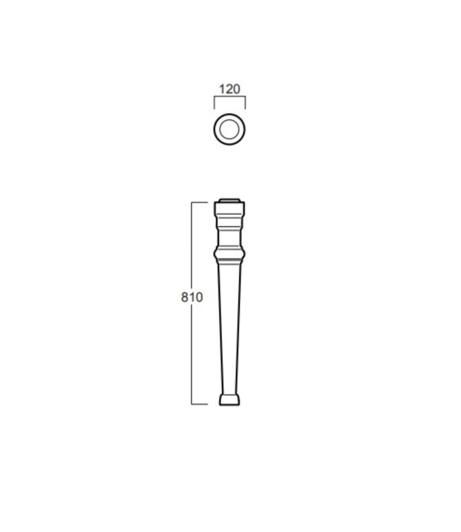 Poten keramiek set wastafel WBGB004