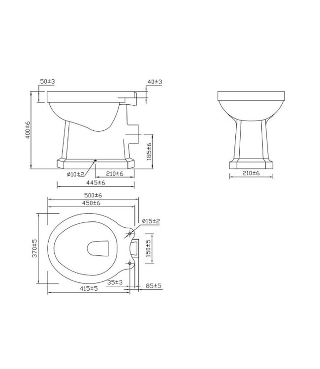 Wimbledon toilet duoblok HS69449Q