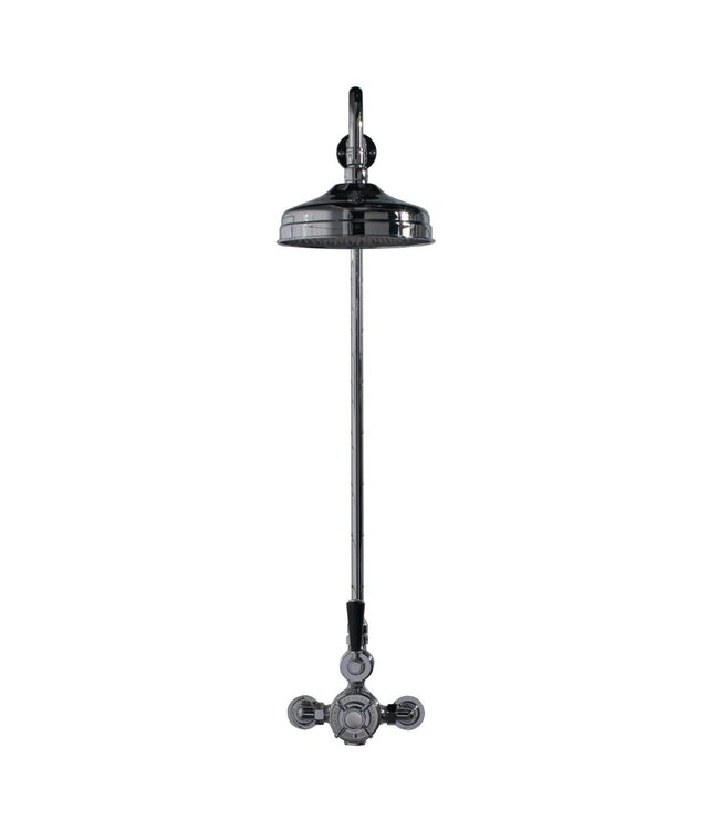 Douche met Thermostaatkraan Zwarte hendels Opbouw | Blackwell Doucheset WB1850X2