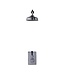 Douche met Thermostaatkraan Zwarte Hendels Inbouw | Blackwell Doucheset WB1860X2