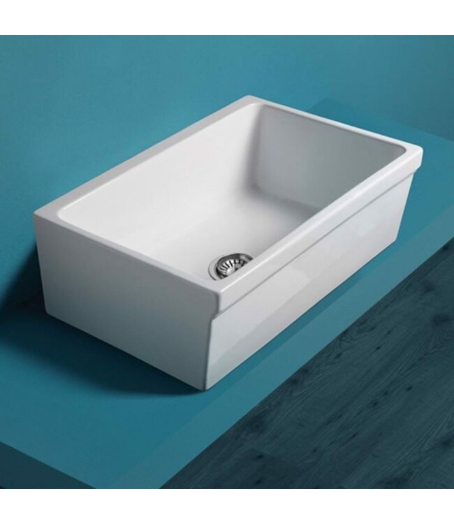 Enkele spoelbak omkeerbaar keuken opbouw 900mm