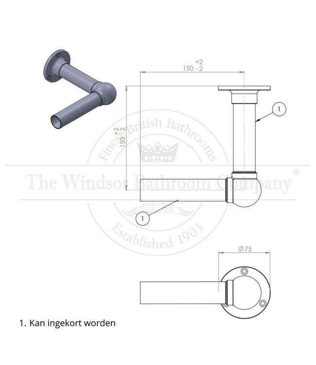 Klassieke mantelbuis "Ball Joint" WBC60