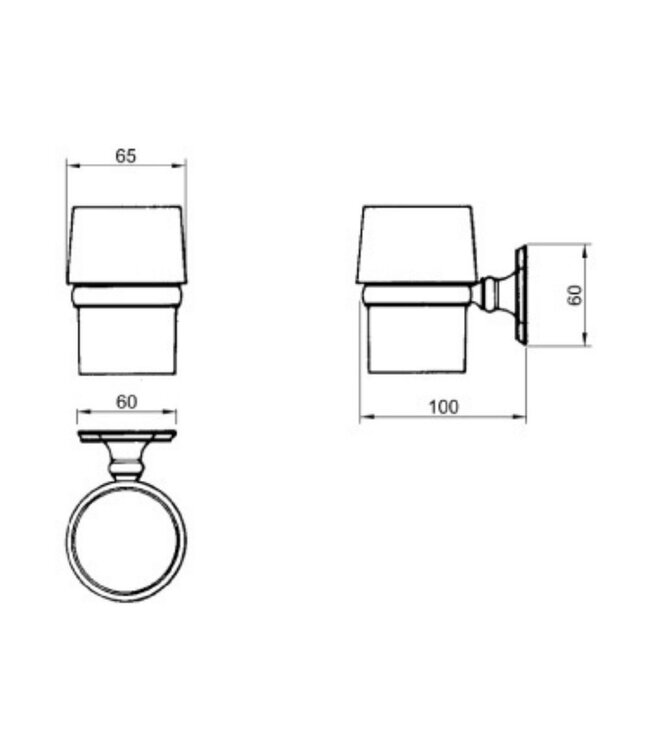 Bekerhouder Silverdale Victoriaans