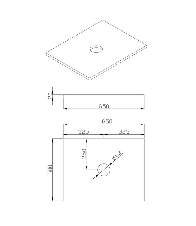 Klassiek Badkamermeubel Ribsdale 65cm